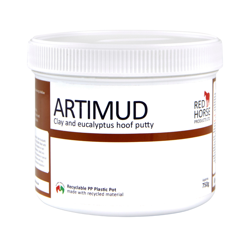 Voordeel pot Hoef klei om hoeven te beschermen tegen schimmels en bacteriën Red Horse Artimud