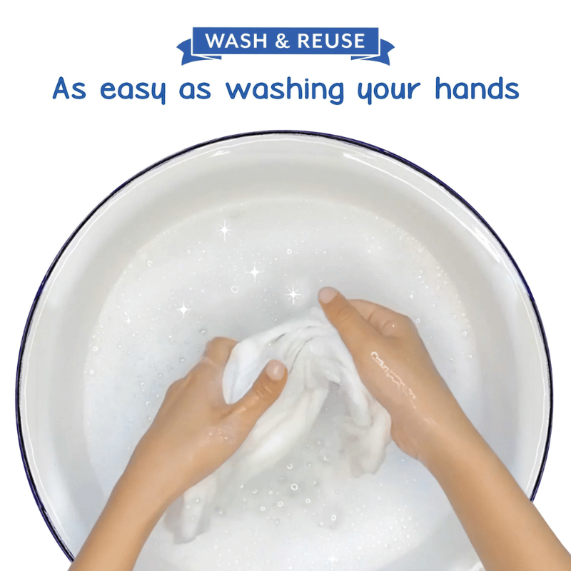 Wasbare herbruikbare bamboe poetsdoeken voor paarden