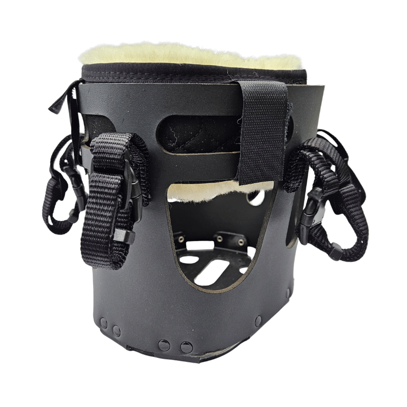 Christ neusbontje voo het AS graasmasker bevestig je eenvoudig met klittenband