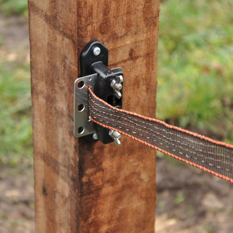 Bevestig je weide afrasteringlint eenvoudig in een lintisolator