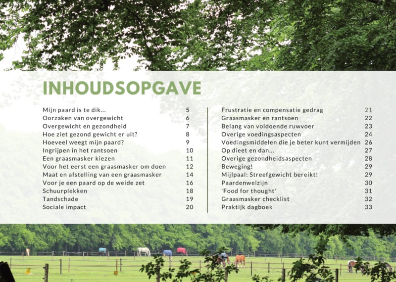 Van schuurplekken tot tandschade door een graasmasker. Alles komt terug in dit boek
