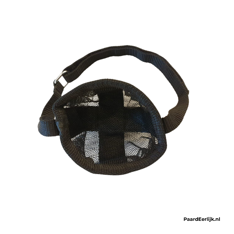 De binnenkant van een veulenmaskertje dat is geschikt voor rhesusveulens.