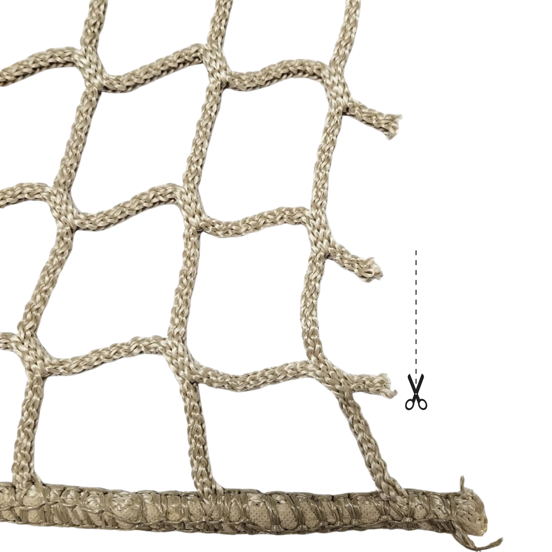 Slowfeeder Netz extra stark - 1m breit - Maschenweite 6cm