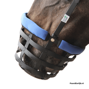 De neus heeft voldoende ruimte nodig in de easygrazer om schuurplekken te voorkomen