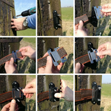 Roestvrijstalen lintverbinder eenvoudige installatie