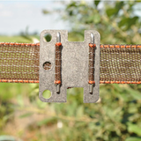 De beste en duurzaamste lintverbinder voor weide afrastering voor paarden in gebruik