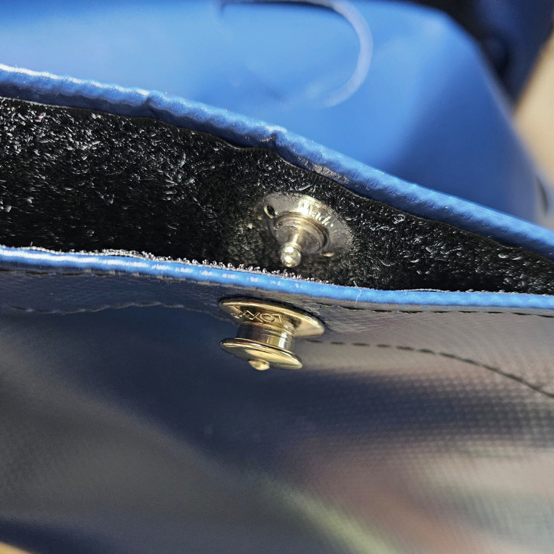 Drukker op hayplay buttonbag