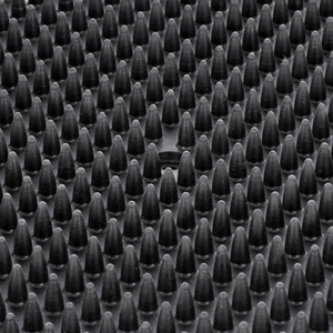 Noppen van rubberen schuurmat voor paarden