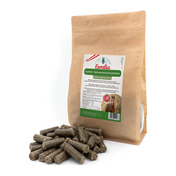 EWALIA Pompoen-Zwarte Komijn Sticks – een natuurlijke, graanvrije beloning voor paarden met zwarte komijn en pompoenpitten. Laag in suiker en zonder toevoegingen.