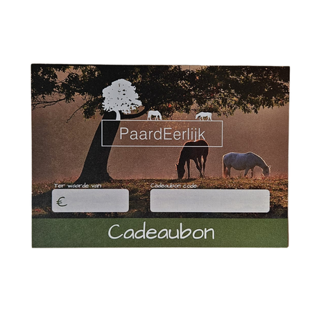 paardeerlijk cadeaukaart