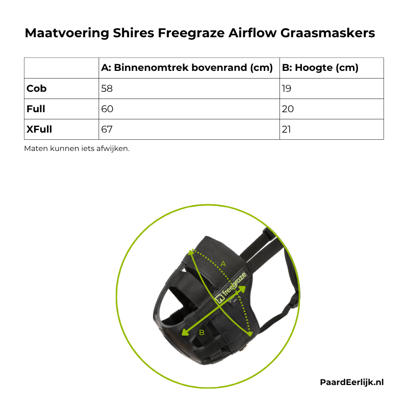 Shires FreeGraze AirFlow graasmasker