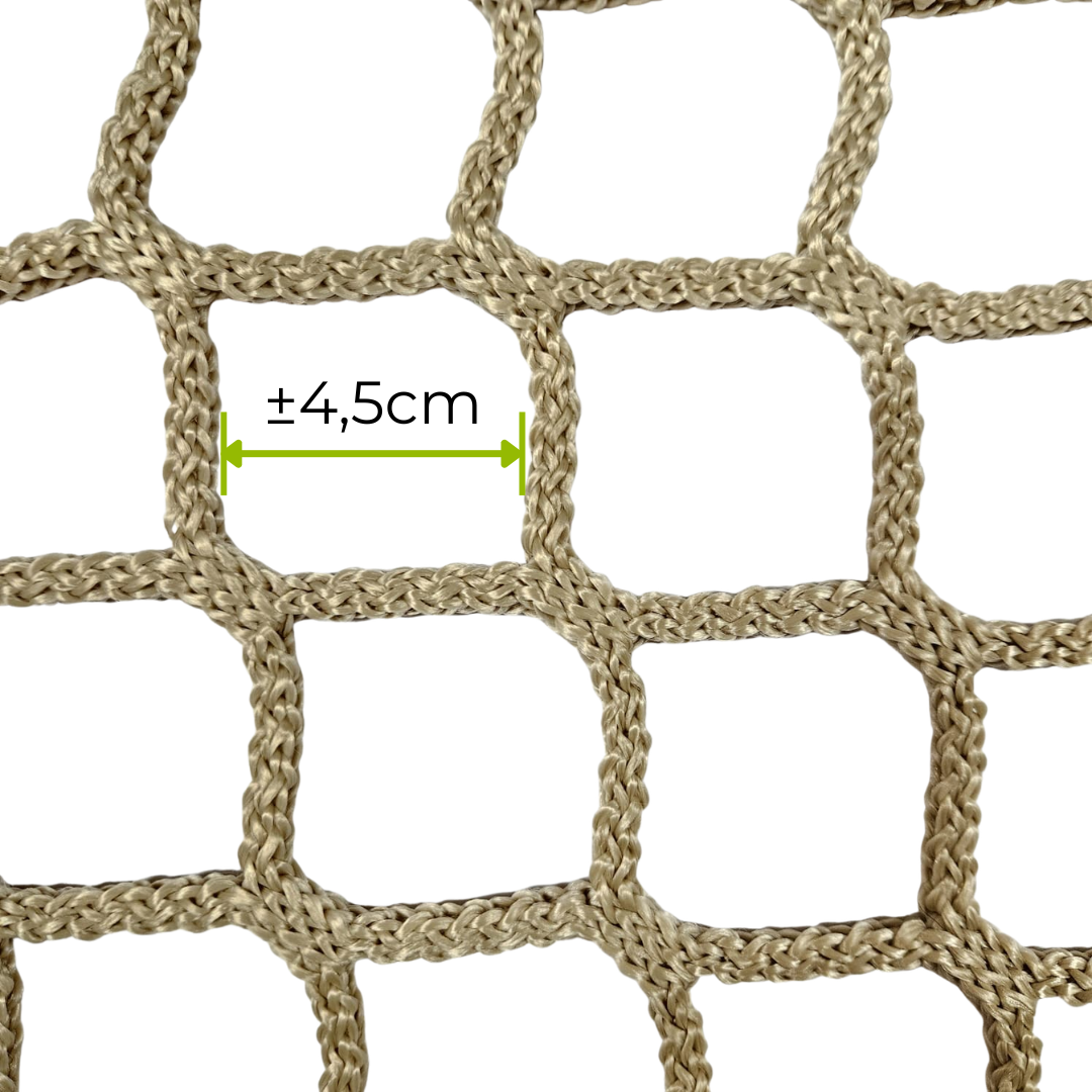 slowfeedernet maas 4,5cm met maataanduiding